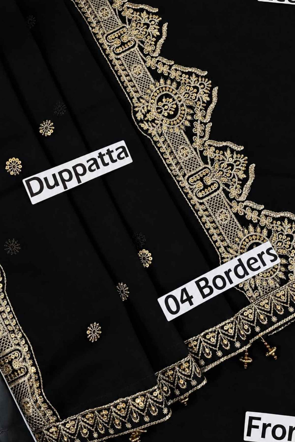 Alizeh Luxury Chiffon Embroidered 3-Piece Suit