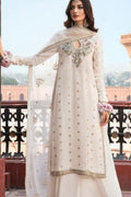 Azure Ivory Chiffon Embroidered Unstitched 3 Piece Suit with Adda Work