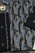 Bareeze Embroidered Dhanak 3 Piece Suit