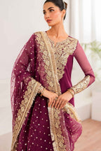 Baroque Chiffon Zari & Sequence 3-Piece Suit