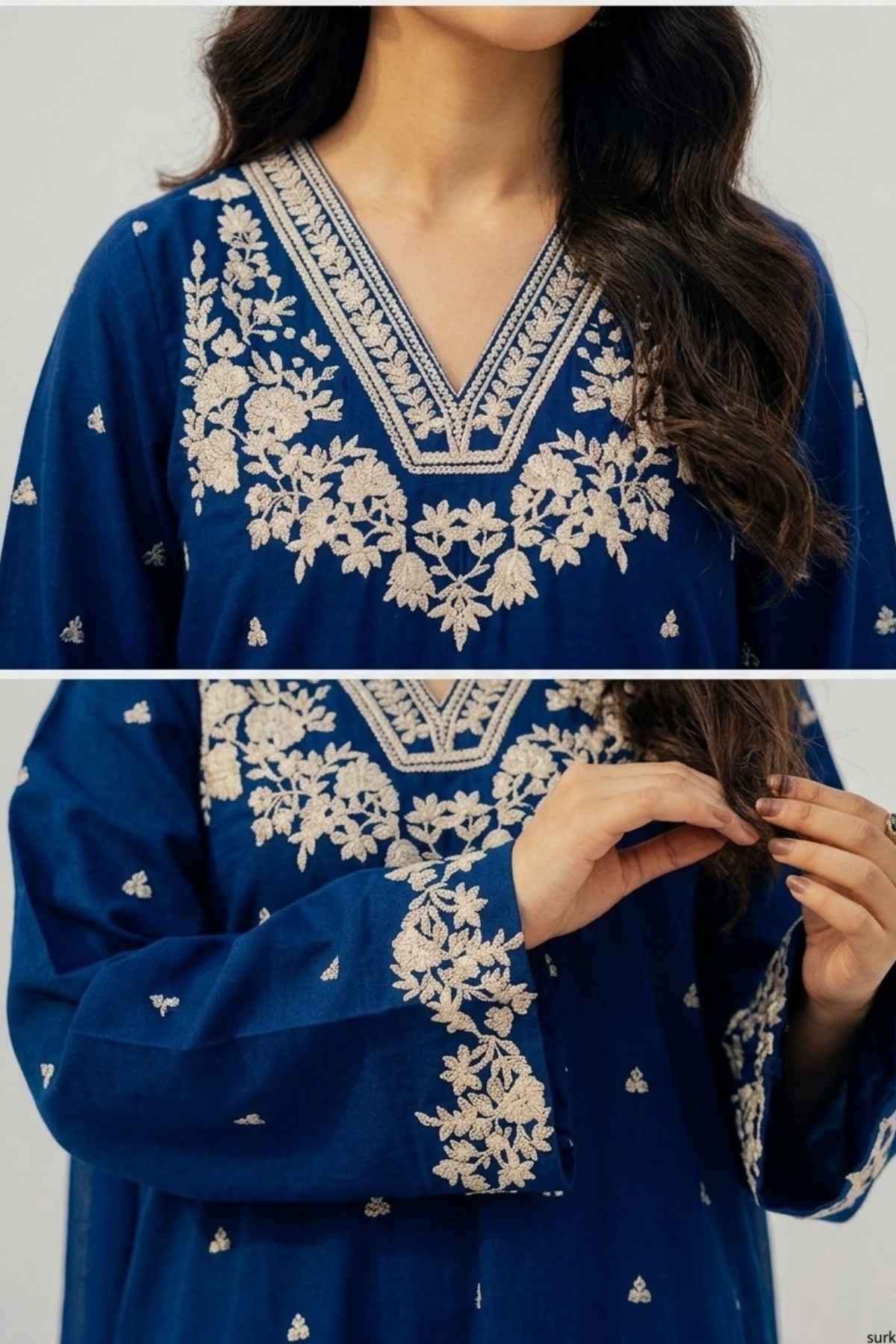 Embroidered Dhanak 3 Piece Winter Suit with Shawl
