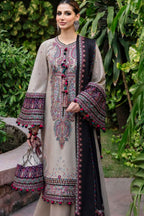 Hussain Rehar | Dhanak Embroidered Luxury Unstitched 3PC Suit