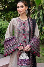 Hussain Rehar | Dhanak Embroidered Luxury Unstitched 3PC Suit