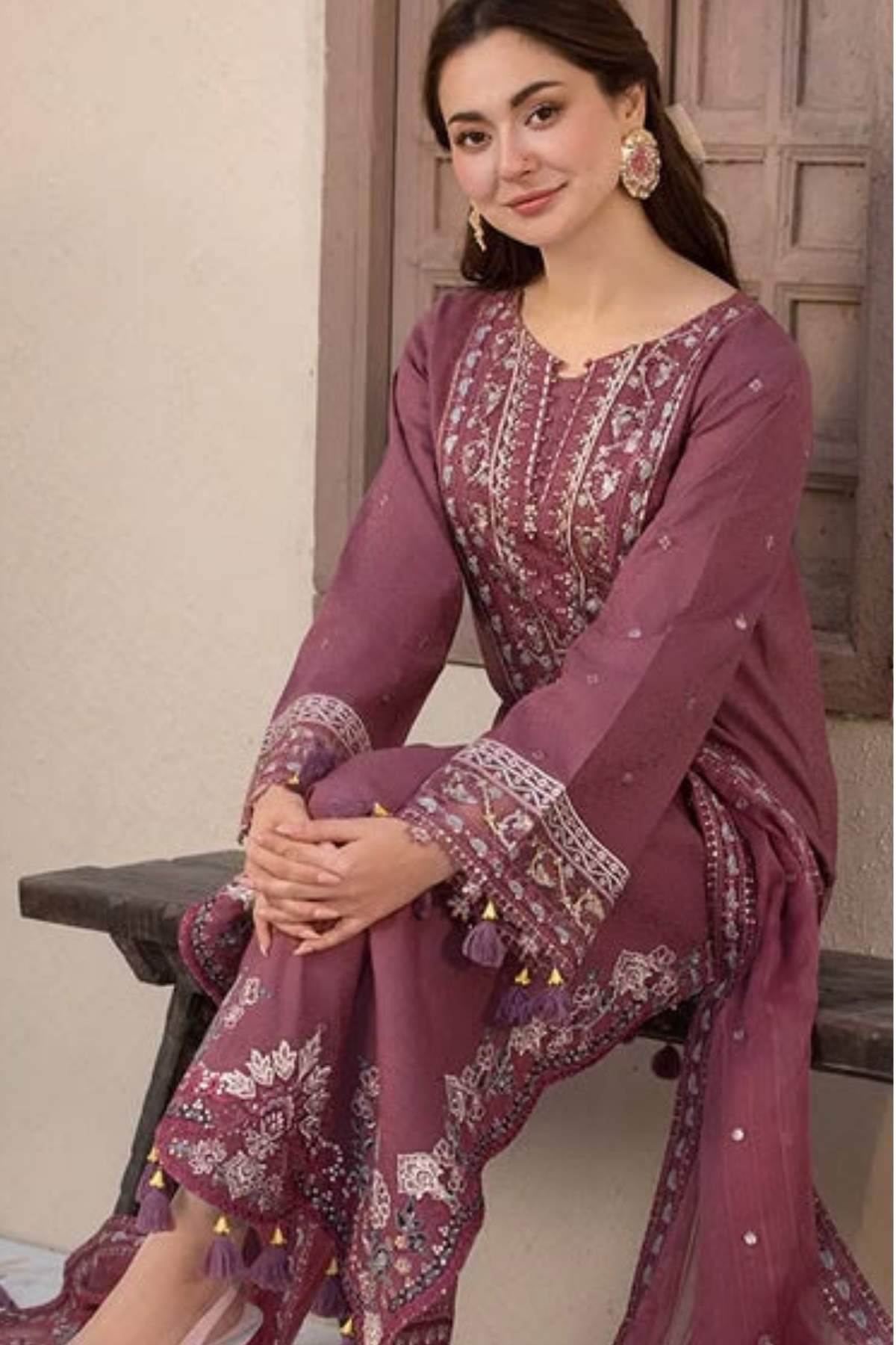 Jade | Dhanak Embroidered Luxury Unstitched 3PC Suit
