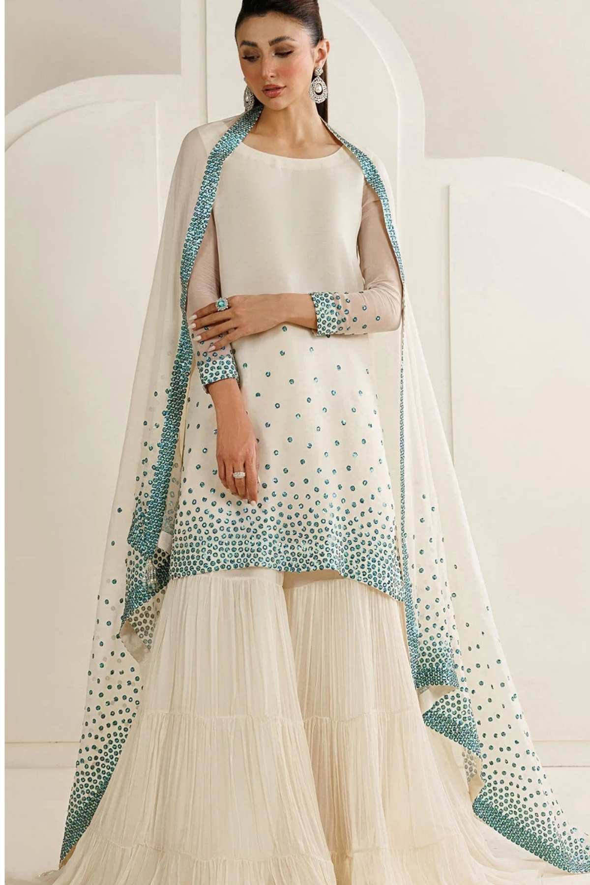 Jazmin | Unstitched Master Piece Chiffon Suit