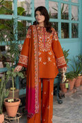 Pezwan | Dhanak Embroidered Unstitched 3PC Suit