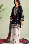 Silai Karhai Dhanak Unstitched 3 Piece Suit with Wool Shawl