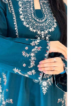 URGE Silk Embroidered & Sequin Unstitched 2-Piece Suit