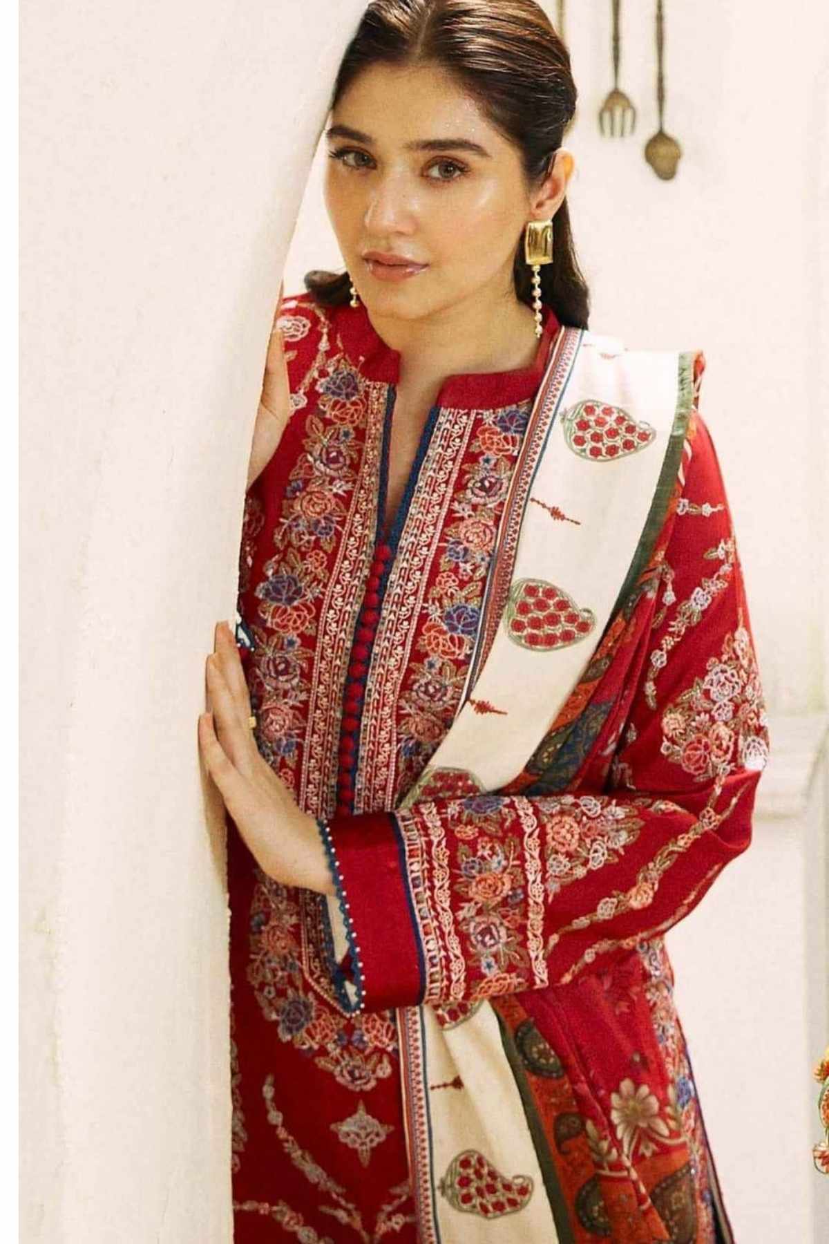 ZARA-SHAHJAHAN Dhanak Embroidered Unstitched 3-Piece Suit