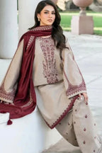 Baroque | Dhanak Embroidered Unstitched 3PC Suit
