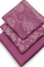 Floral Printed Dhanak Unstitched 3 Piece Winter Suit with Shawl